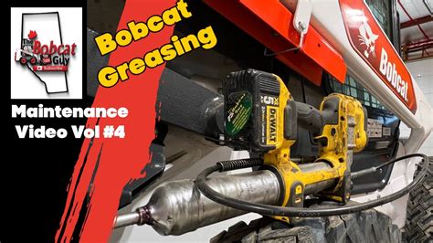 bobcat skid steer grease zert|How To Grease Bobcat Skid.